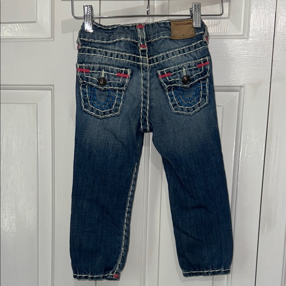 True Religion Jeans Contrast Stitching size 3T